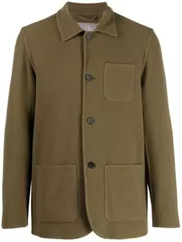 Кардиган из вирджинской шерсти на пуговицах Herno, коричневый