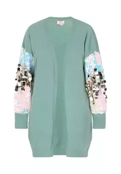Кардиган IZIA, бирюзовый