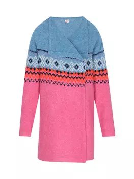 Кардиган IZIA, цвет fuchsia mehrfarbig