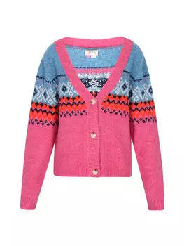 Кардиган IZIA, цвет fuchsia mehrfarbig