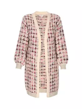 Кардиган IZIA, цвет violett mehrfarbig