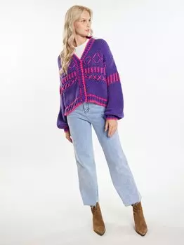 Кардиган Izia, фиолетовый