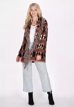 Кардиган IZIA, коричневый