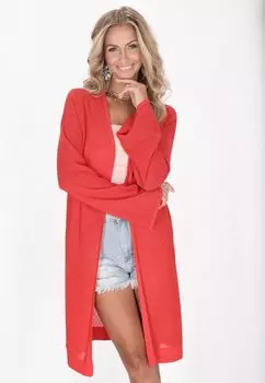 Кардиган IZIA, оранжевый