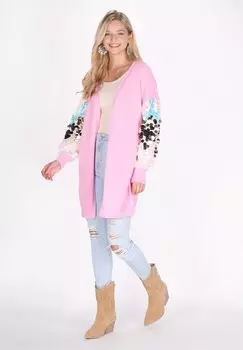 Кардиган IZIA, розовый