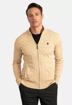 Кардиган Jacey Quinn вязаный, песочный