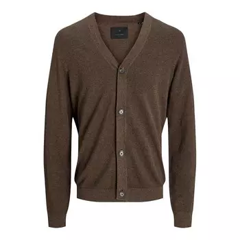 Кардиган Jack & Jones Lacashmere, коричневый