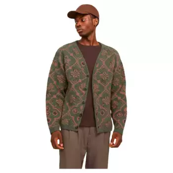Кардиган Jack & Jones Lumagne Styd, коричневый