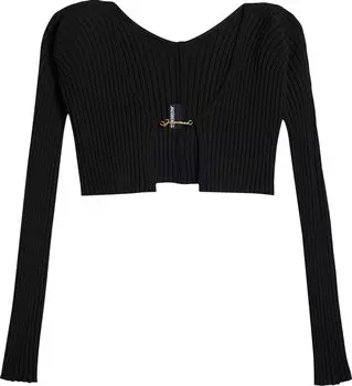 Кардиган Jacquemus Le Cardigan Alzou 'Black', черный