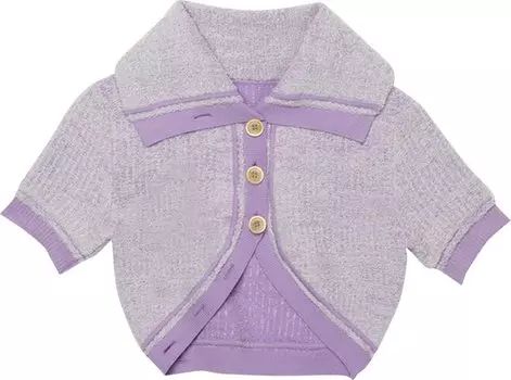 Кардиган Jacquemus Le Cardigan Campana 'Light Purple', фиолетовый