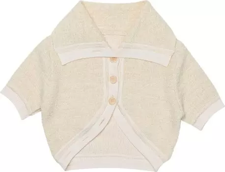 Кардиган Jacquemus Le Cardigan Campana 'Off White', белый