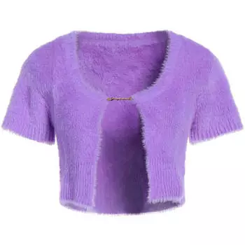 Кардиган Jacquemus, светло-фиолетовый