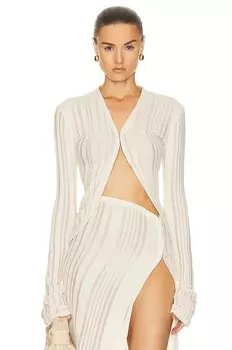Кардиган Jade Cropper Long Sleeve, цвет Light Beige
