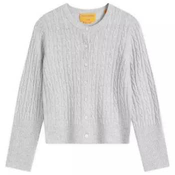 Кардиган Jane Cable из кашемира Guest In Residence, серый