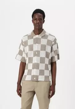 Кардиган JCOATHLETICO Jack & Jones, серо-коричневый