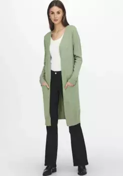 Кардиган JDY "JDYMARCO L/S ДЛИННЫЙ КАРДИГАН KNT NOOS", цвет Basil Detail:Melange