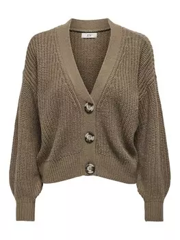 Кардиган JDY Knit Cardigan JDYJUSTY, коричневый