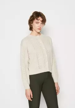 Кардиган JDY SIGRID LIFE LS CABLE, цвет cement