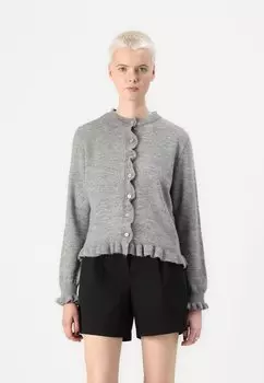 Кардиган JDYLETTY ON FRILL CARDIGAN JDY, светло-серый