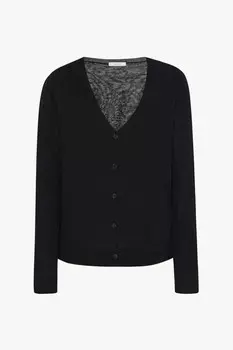 Кардиган Jheel из льна The Row, черный