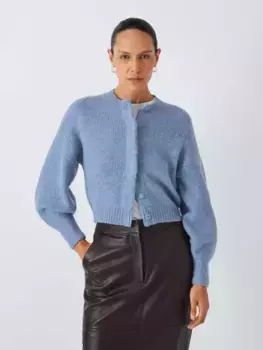 Кардиган John Lewis Alpaca Wool Blend, цвет china/blue