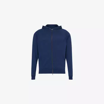 Кардиган John Smedley Carty с рукавами реглан, синий