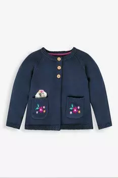 Кардиган JoJo Maman Bb с карманами Jojo Maman Bb, синий