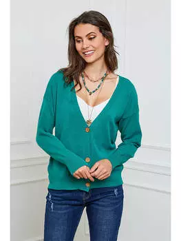 Кардиган Josfine Cardigan Gino, зеленый