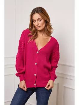 Кардиган Josfine Cuvillier, фуксия