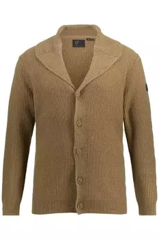 Кардиган JP1880 Knit Cardigan, светло-коричневый