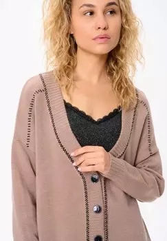 Кардиган KALINE blue shadow, коричневый