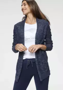 Кардиган KangaROOS, в пестром виде, цвет Navy-Wei-Meliert