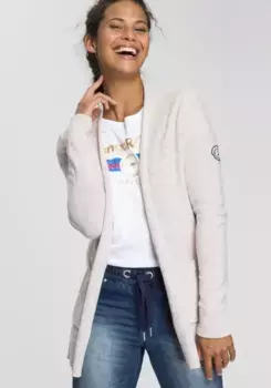 Кардиган KangaROOS, в пестром виде, розовый