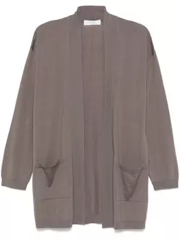 Кардиган kaos с открытым передом, коричневый