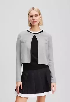 Кардиган KARL LAGERFELD, светло-серый