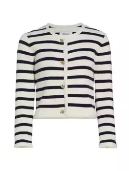 Кардиган Kenne в полоску Derek Lam 10 Crosby, синий