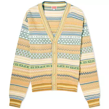 Кардиган Kenzo Fairisle, кэмел