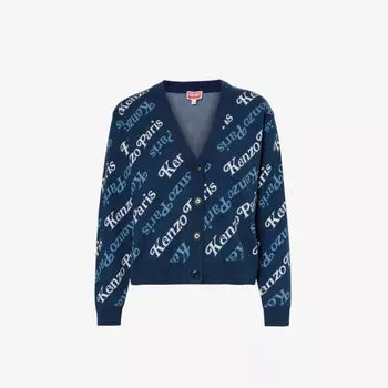 Кардиган KENZO x VERDY с графичным принтом из смесового хлопка Kenzo, синий