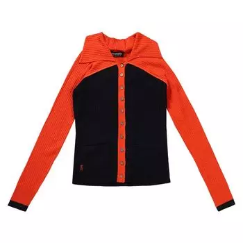 Кардиган Kiko Kostadinov Rover Knit Cardigan 'Eclipse Blue/Vermillion Red', синий