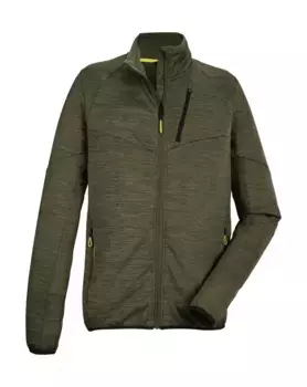 Кардиган Killtec "KOS 80 MN FLX JCKT", зеленый