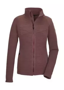 Кардиган Killtec "KOW 112 WMN FLX JCKT", красный