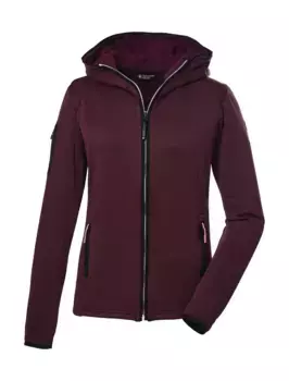 Кардиган Killtec "KOW 27 WMN FLX JCKT", цвет Pflaume