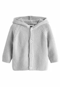 Кардиган Knitted Baby Bear Cardigan Next, цвет light grey