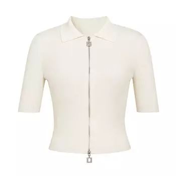 Кардиган короткий Deep Breath на молнии, черный