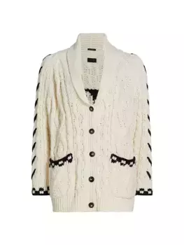 Кардиган косой вязки Concert Mother, цвет charmed im sure