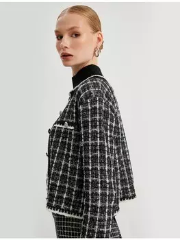 Кардиган KOTON Cardigan, цвет Schwarz Gemustert