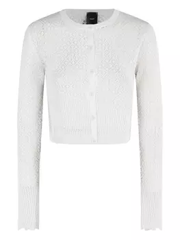 Кардиган крючком PINKO, белый