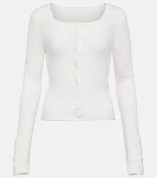 Кардиган La Maille Picci JACQUEMUS, белый
