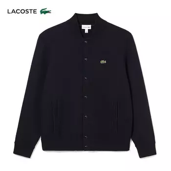 Кардиган Lacoste вязаный, темно-синий