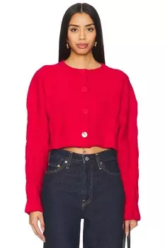 Кардиган laine с косами Sndys, красный